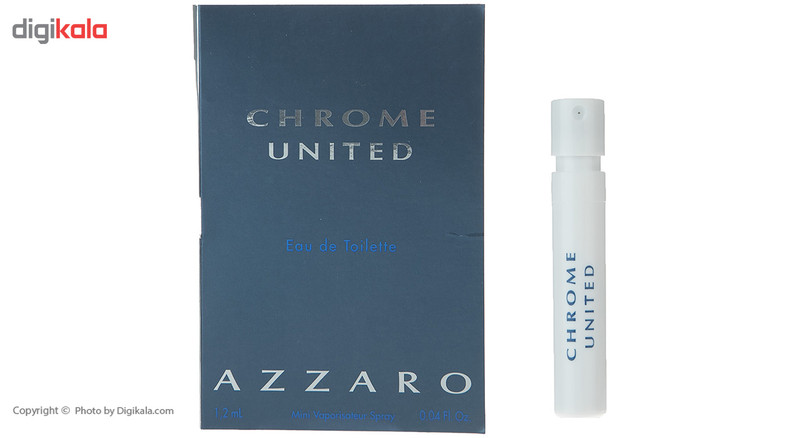 تستر ادو تویلت مردانه آزارو مدل Chrome United حجم 1.2 میلی لیتر