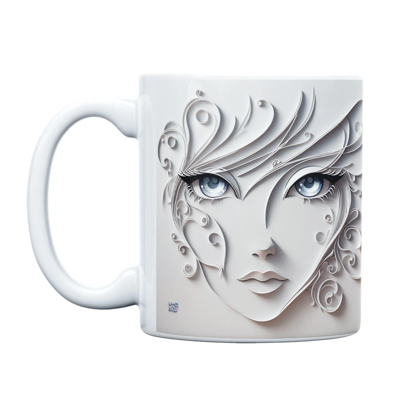 ماگ حس آمیزی طرح انیمه مدل دختر رویایی کد 7