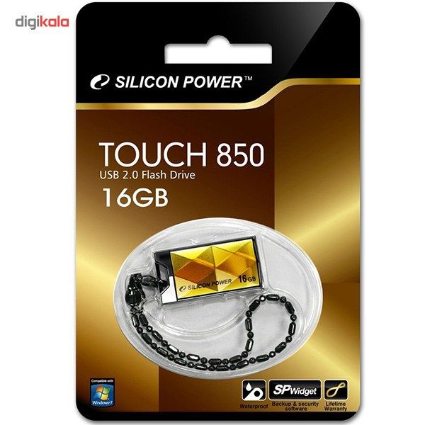 فلش مموری سیلیکون پاور مدل Touch 850 ظرفیت 16 گیگابایت main 1 3