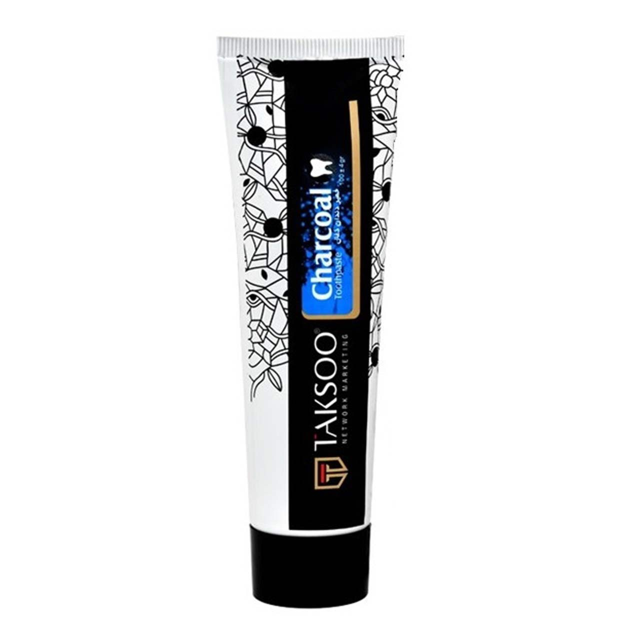 خمیردندان ذغالی تکسو مدل CHARCOAL حجم 100 میلیلیتر