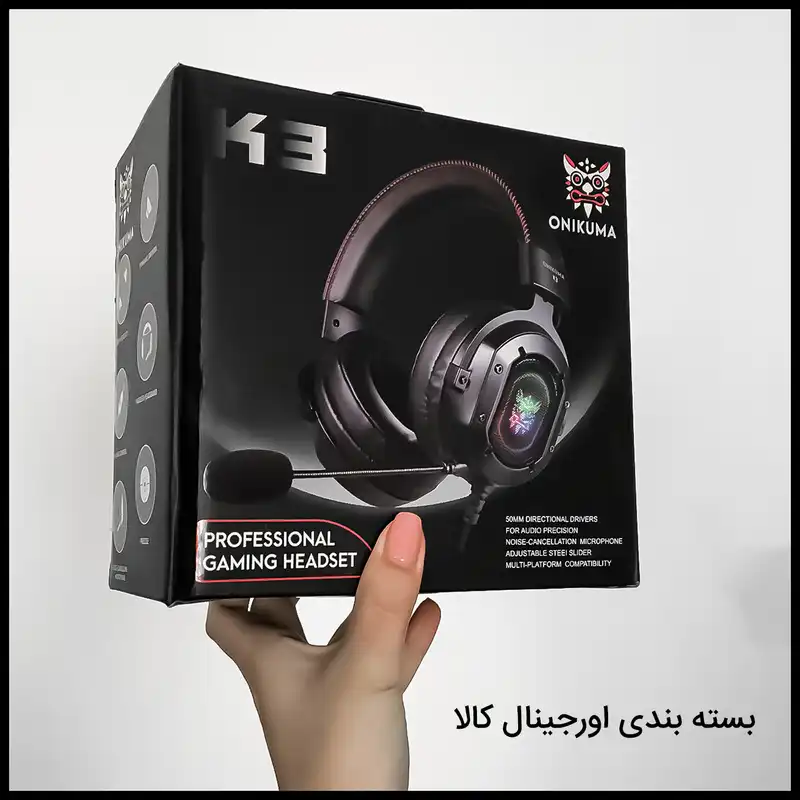 هدفون مخصوص بازی بلوتوثی اونیکوما مدل k3