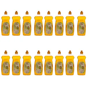 مایع ظرفشویی من مدل Peach حجم 750 میلی لیتر مجموعه 16 عددی