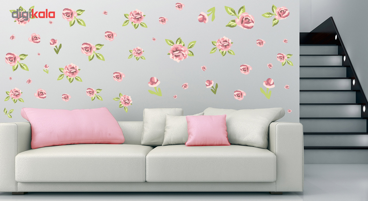 استیکر دیواری صالسو آرت طرح rose pattern h.k