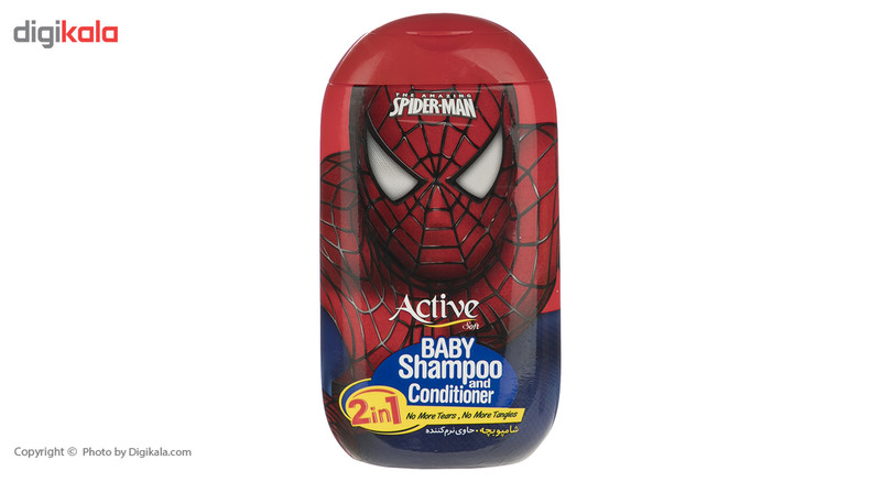شامپو بچه اکتیو مدل Spider Man مقدار 280 گرم