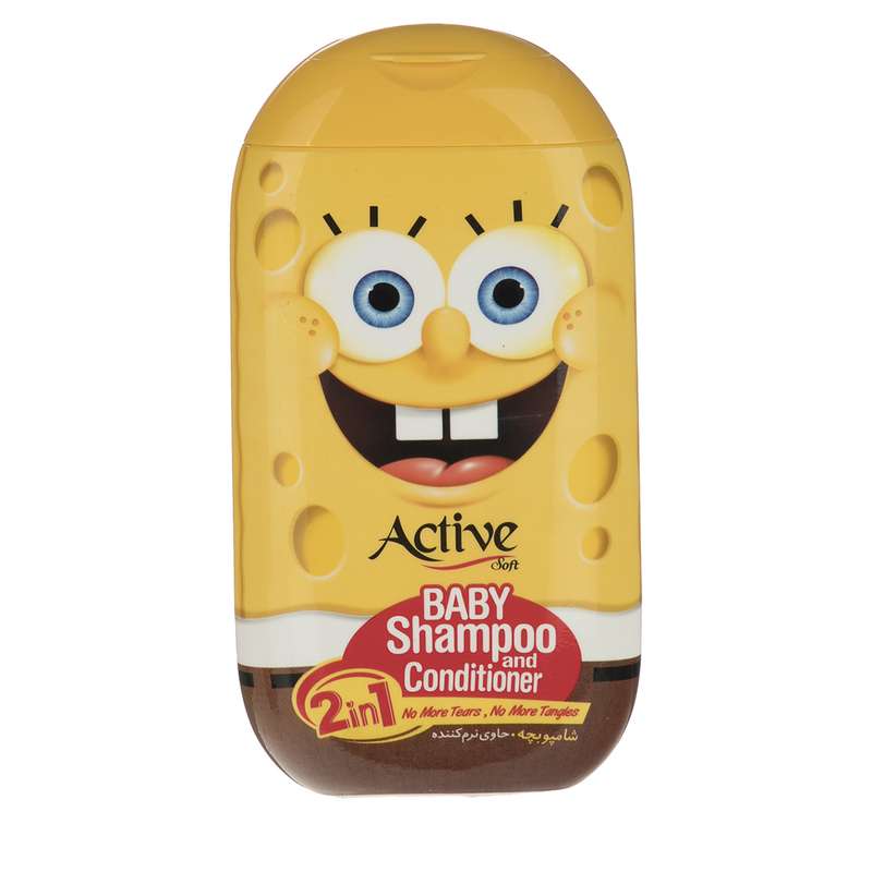 شامپو بچه اکتیو مدل Sponge Bob مقدار 280 گرم شامپو بچه اکتیو مدل Sponge Bob مقدار 280 گرم