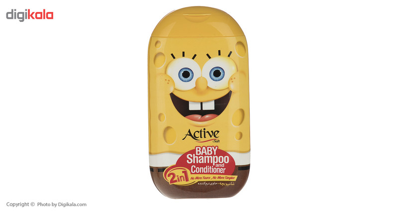 شامپو بچه اکتیو مدل Sponge Bob مقدار 280 گرم شامپو بچه اکتیو مدل Sponge Bob مقدار 280 گرم