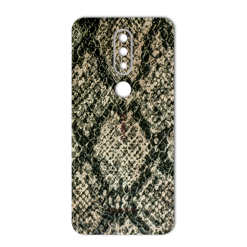 برچسب پوششی ماهوت مدلJungle-python Texture مناسب برای گوشی موبایل Nokia 6.1 Plus-Nokia X6