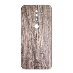 MAHOOT Walnut Texture Cover Sticker for Nokia 6.1 Plus-Nokia X6
