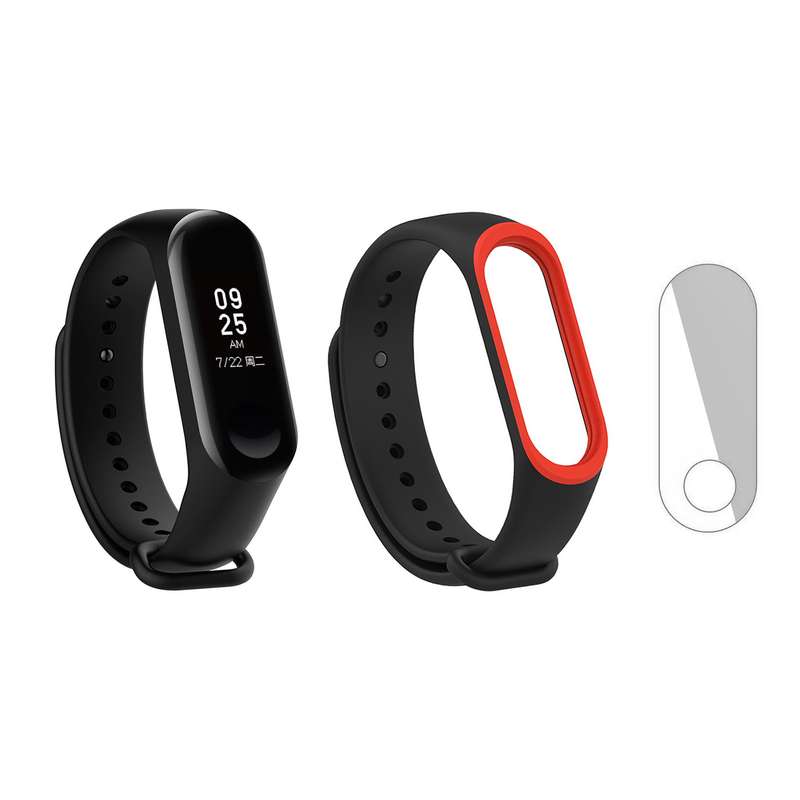 مچ بند هوشمند شیائومی مدل Mi Band 3 به همراه بند سیلیکونی و گلس کد SB مچ بند هوشمند شیائومی مدل Mi Band 3 به همراه بند سیلیکونی و گلس کد SB