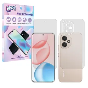 Bingo Tough model transparent screen protector suitable for Honor 400 mobile phone along with the back protector