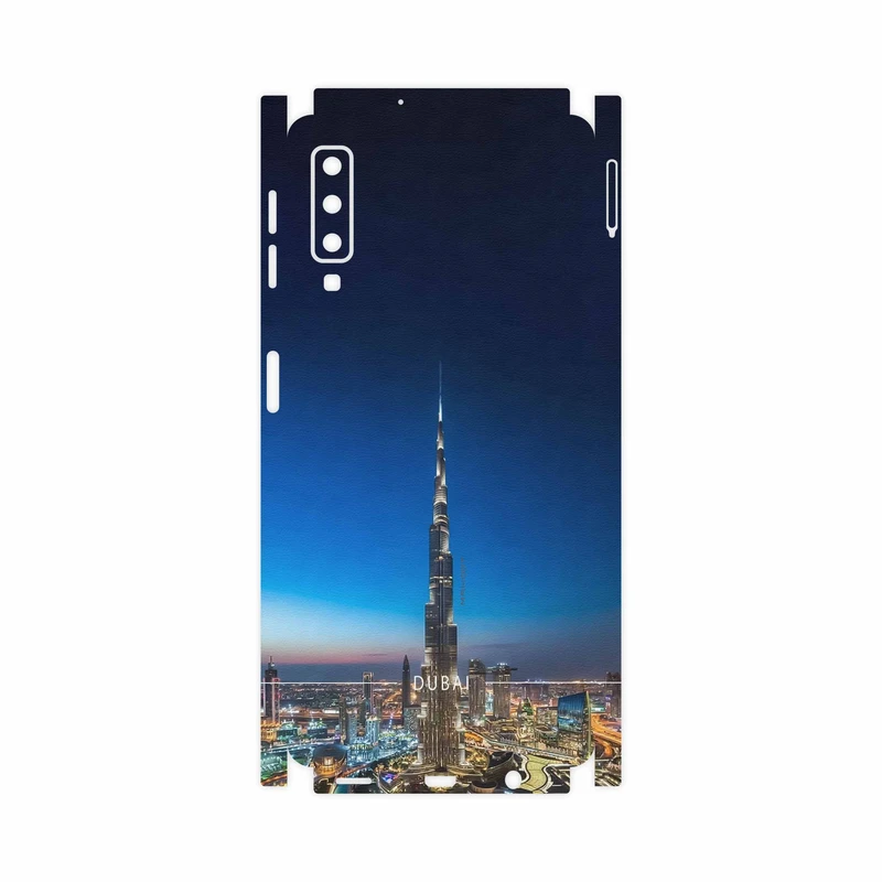برچسب پوششی ماهوت مدل Dubai City-FullSkin مناسب برای گوشی موبایل سامسونگ Galaxy A7 2018