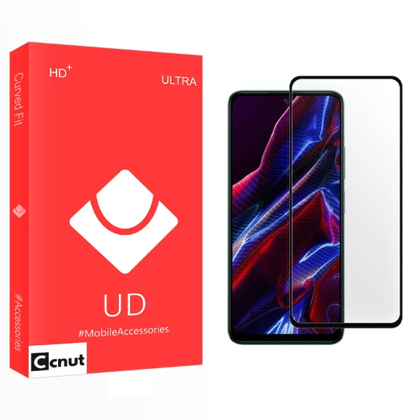 محافظ صفحه نمایش شیشه ای کوکونات مدل UD مناسب برای گوشی موبایل شیائومی Poco X5 5G