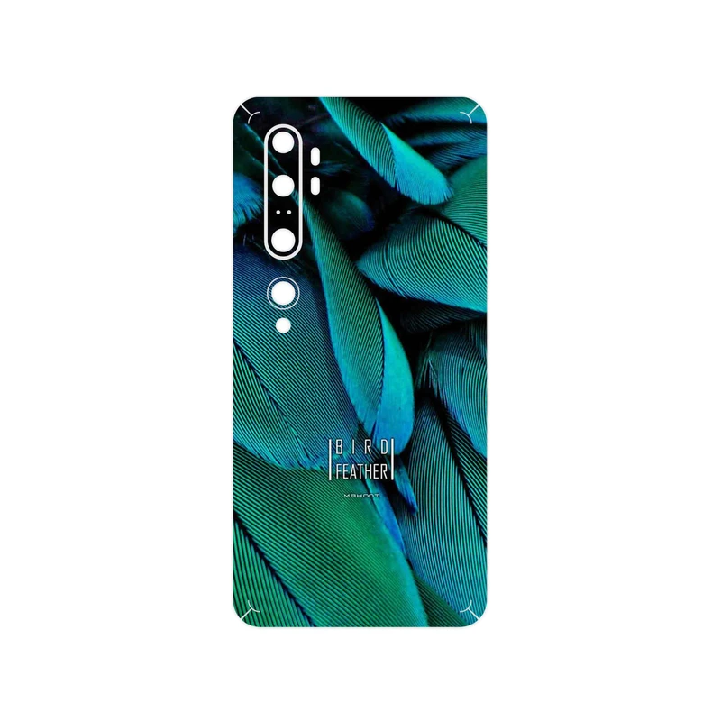 برچسب پوششی ماهوت مدل Green Feather مناسب برای گوشی موبایل شیائومی Mi Note 10 Pro