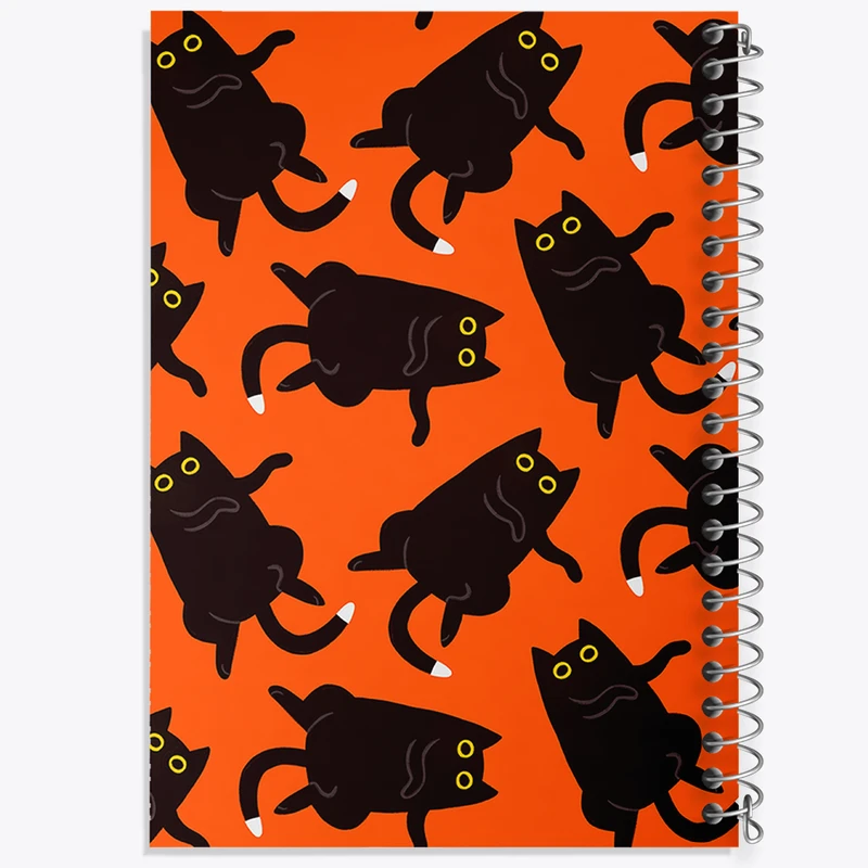 دفتر نت موسیقی 50 برگ خندالو مدل گربه (Cat) کد N721