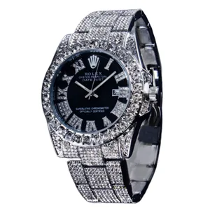 ساعت مچی عقربه‌ای مردانه رولکس مدل فول نگین 02