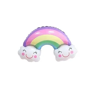 بادکنک فویلی مدل رنگین کمان کد RainbowB1