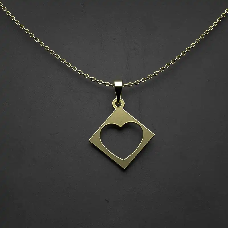 گردنبند طلا 18 عیار زنانه مدوپد مدل اشک و ستاره کد CA10574