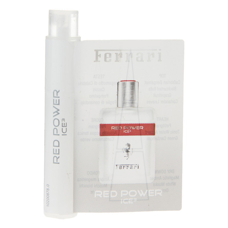 تستر ادو پرفیوم مردانه فراری Red Power Ice3 حجم 1.2 میلی‌لیتر