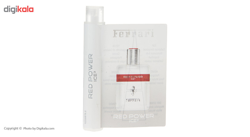 تستر ادو پرفیوم مردانه فراری Red Power Ice3 حجم 1.2 میلی‌لیتر