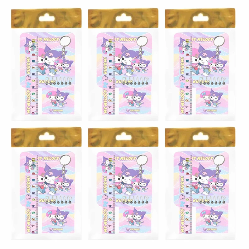 بسته لوازم تحریر مدل کرومی و ملودی 4 بسته 6 عددی 