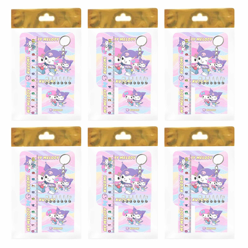 بسته لوازم تحریر مدل کرومی و ملودی 4 بسته 6 عددی