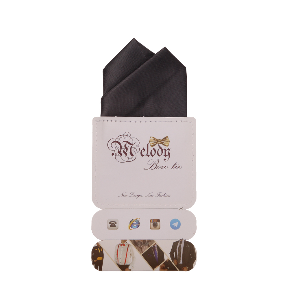 دستمال جیب مردانه ملودی مدل PS5108MSODgry