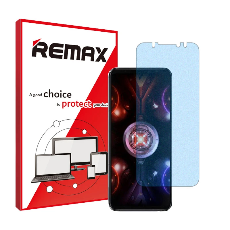 محافظ صفحه نمایش مات ضداشعه آبی ریمکس مدل Resistant مناسب برای گوشی موبایل ایسوس ROG Phone 5 Pro