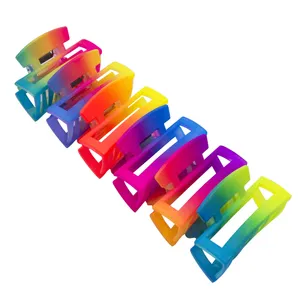 کلیپس مو دخترانه مدل RECsmalRGB بسته 6 عددی