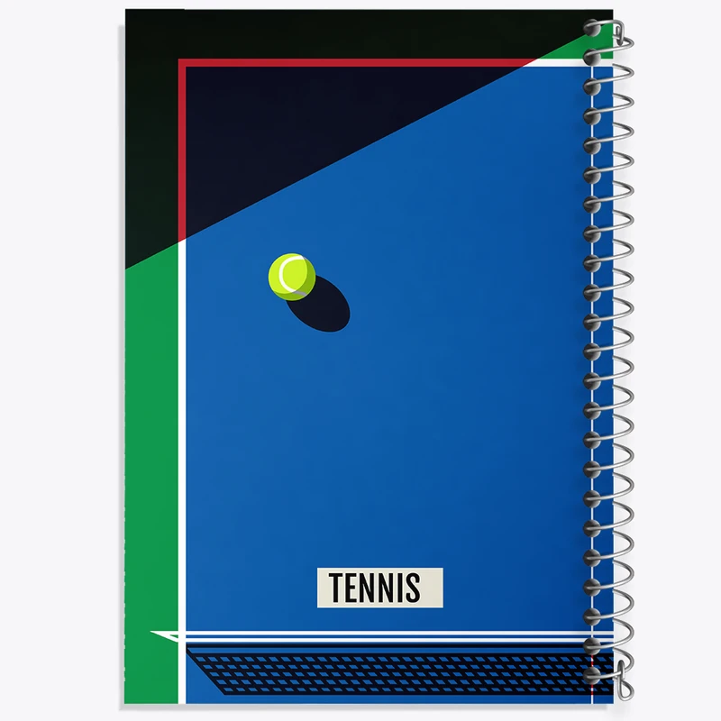 دفتر مشق 50 برگ خندالو طرح تنیس کد N1075