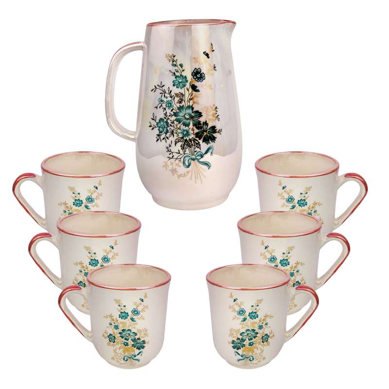 ست 7 تکه پارچ و لیوان مدل لاستر