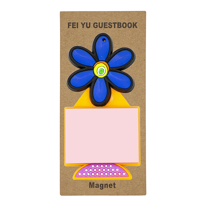 مگنت مدل یادداشت دار طرح گل شش پر کد 1381