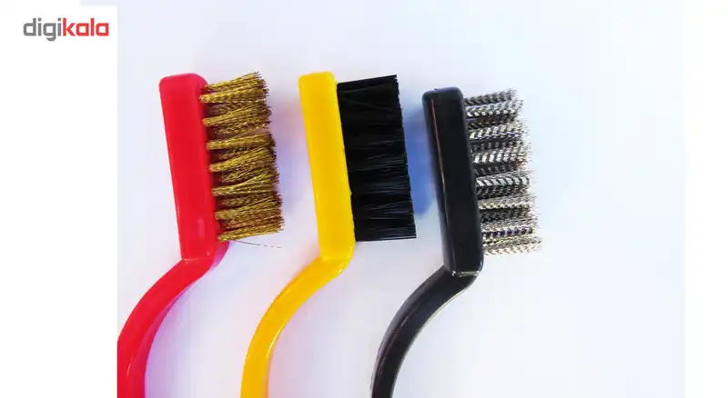 فرچه سیمی سه کاره مدل 01012 بسته 3 عددی