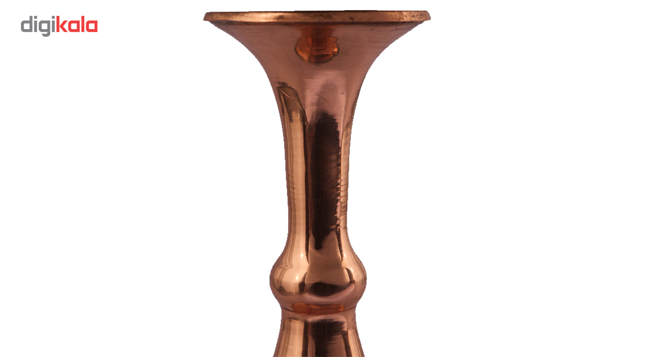 گلدان مسی و فیروزه کوب گالری گوهران مدل 29