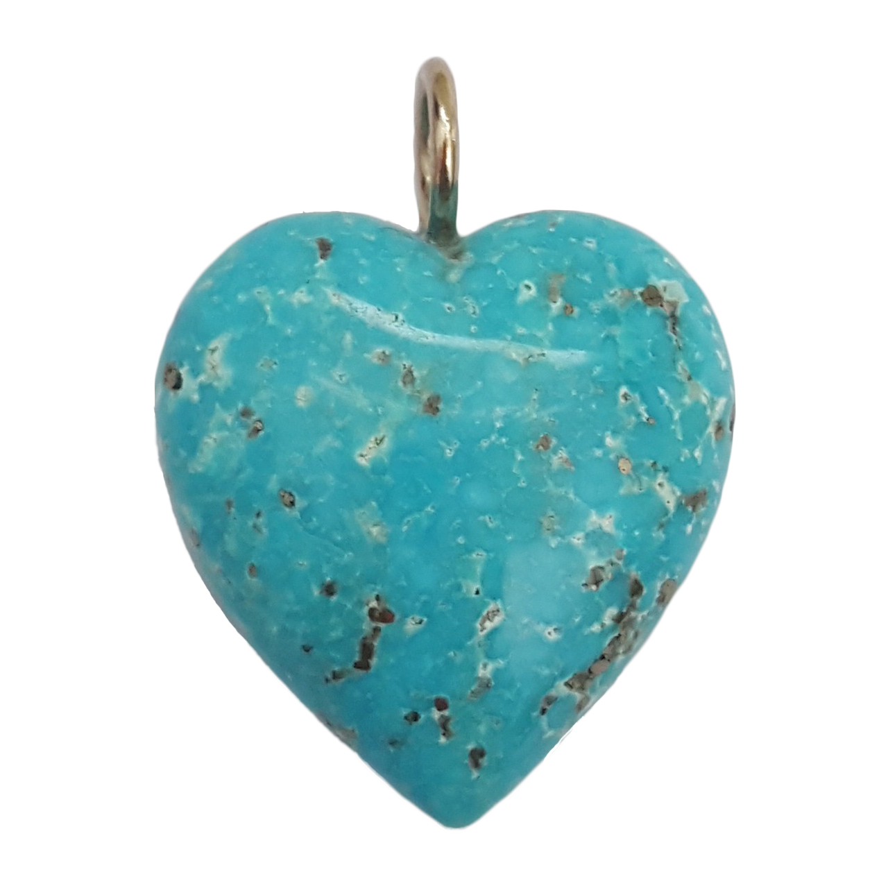 آویز گردنبند نقره بلو استون طرح قلب کد 3971096