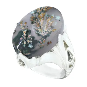 انگشتر نقره مردانه مدل شجر بهاری کد 128g