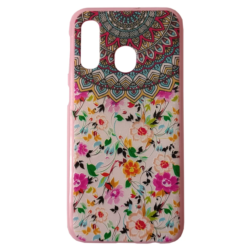کاور مدل سیلیکونی کد 012 طرح گل و نقش سنتی مناسب برای گوشی موبایل سامسونگ Galaxy A40