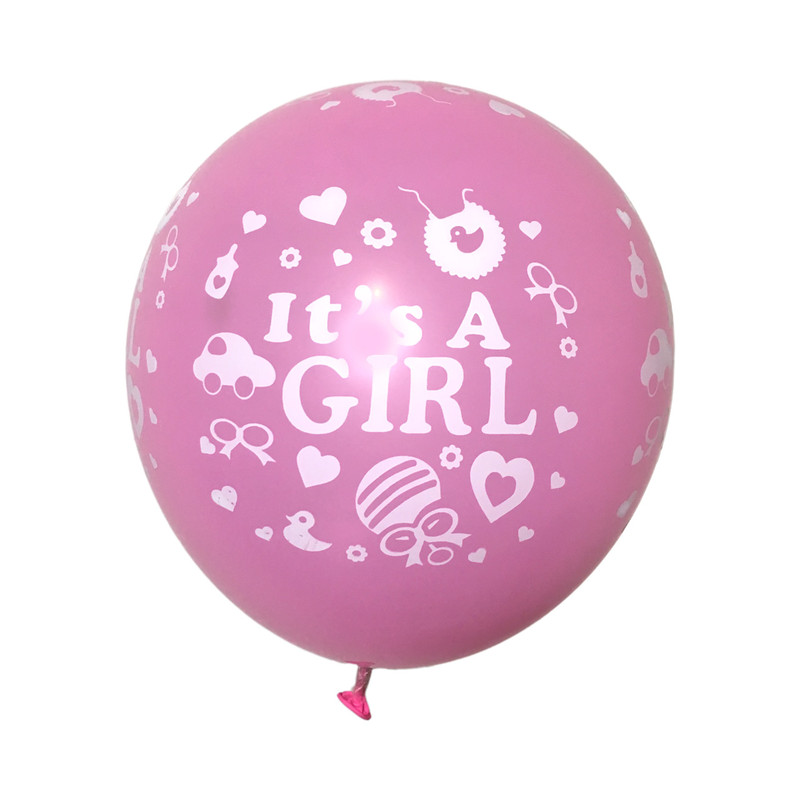 بادکنک مدل Its a Girlبسته 10 عددی