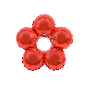بادکنک فویلی مدل Red Flower