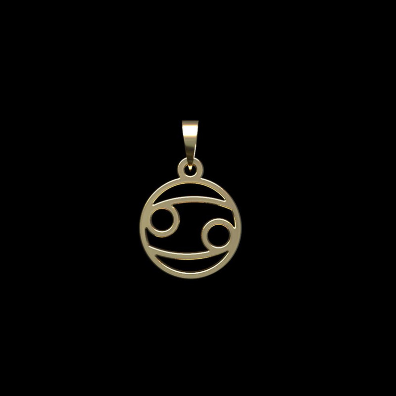 آویز گردنبند طلا 18 عیار زنانه مدوپد مدل نماد یونانی کد PA1-12638