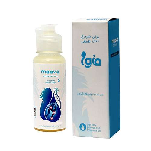 روغن شترمرغ ماوا کد 1 حجم 80 میلی لیتر