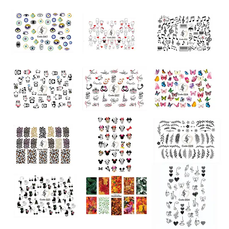 لنز ناخن رویاسنتر مدل M6 مجموعه12 عددی