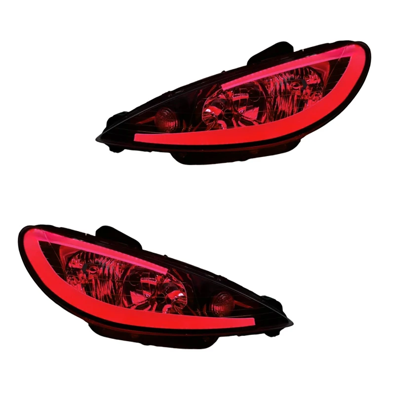 چراغ جلو خودرو گروه پژوهش صنعت مدرن مدل 3D-Wild-R مناسب برای پژو 206 بسته دو عددی