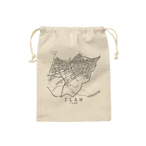 کیسه نان و سبزی ترمه طراحان ایده مدل نقشه شهر ایلام کد map0505 - M سایز 23x33 سانتی متر
