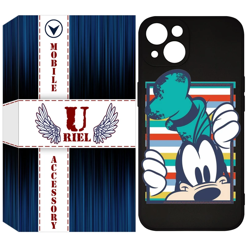 کاور یوریل مدل KSH کد 2 طرح سگ مناسب برای گوشی موبایل اپل iPhone 13