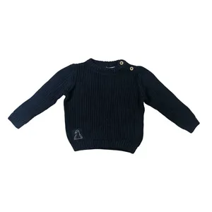 پلیور یقه گرد نوزادی مدل 130366
