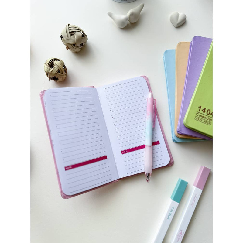 تقویم جیبی سال 1404 دایان مدل سالید بسته 10 عددی