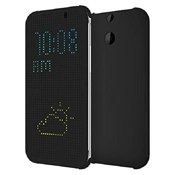 کیف کلاسوری مدل dot view مناسب برای گوشی موبایل اچ تی سی E8