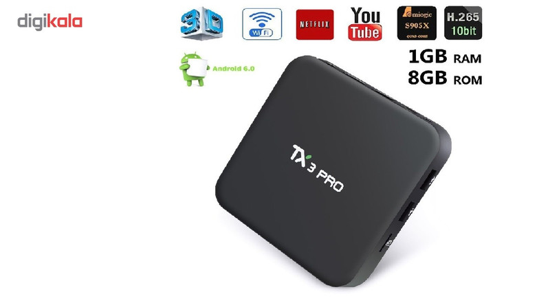 اندروید باکس مدل TX3 pro