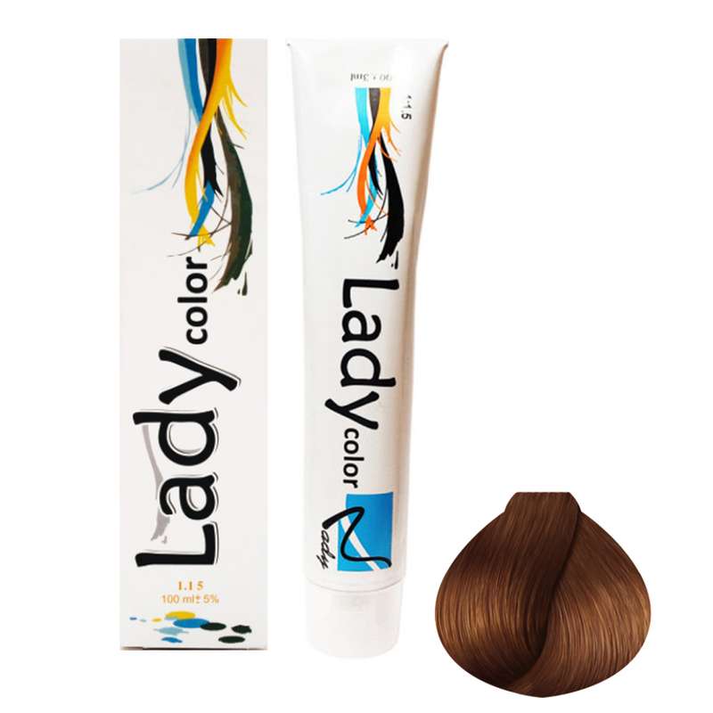 رنگ مو لیدی کالر شماره FA.2 حجم 100 میلی لیتر رنگ دارچینی