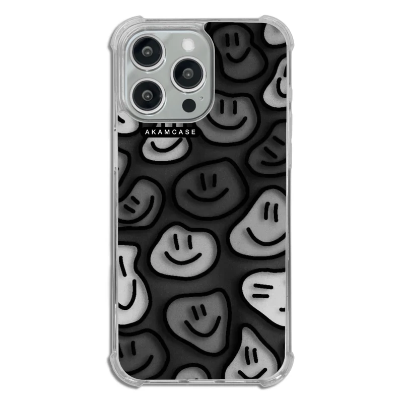 کاور آکام مدل AMCWTA15PROMAX-HAPPY FACE5 مناسب برای گوشی موبایل اپل iPhone 15 Pro Max
